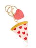 Brelok z pizzą i serduszkiem Pizza Lover BREZA0045