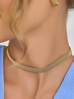 Choker złoty Chic Stainless NSA1185