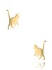 Kolczyki ze złotymi kotkami Manou KSA1490
