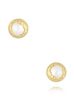 Kolczyki złote z perłą Nature KPE0102