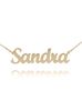 Naszyjnik srebrny pozłacany SANDRA NAT0130