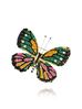 Broszka z kolorowym motylem Papillon BRPI0002