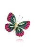 Broszka z kolorowym motylem Papillon BRPI0001
