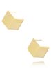 Kolczyki złote kwadraty Fashionable Squares KRG0996