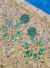 Kolczyki z niebieskimi kryształami Teresina KFF0243