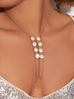 Naszyjnik lub bransoletka 2 w 1 z perłami Hawana  NSA0567