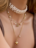 Naszyjnik złoty z perełkami Côte des perles NSY0145