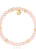 Bransoletka z rózowymi kryształkami Clear Sky BCY0013