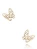 Kolczyki kryształowe motylki Souffle de printemps KSS1717