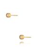 Kolczyki złote z transparentnymi cyrkoniami Mini Cristals KSA0723