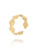 Pierścionek złoty z rombami Tessellis PSA0915