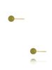 Kolczyki kulki z zieloną emalią 4 mm Enamel Balls KSA1582