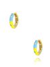 Kolczyki emaliowane żółto niebieskie Summer Beach KSH0010