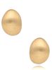 Kolczyki okrągłe złote satynowe Famaillá KRG0986