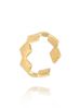 Pierścionek złoty z rombami Tessellis PSA0916
