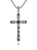 Naszyjnik srebrny z dużym krzyżem Koa NMITC0093