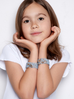 Bransoletka błękitna dla dziewczynki z konikiem morskim Candy BTW0816
