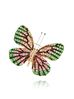 Broszka z kolorowym motylem Papillon BRPI0008
