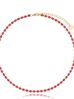 Naszyjnik z jasnoczerwonymi kryształkami Christina NS0047