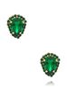 Kolczyki zielone z kryształem Ripley KSS1750