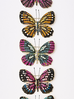 Broszka z kolorowym motylem Papillon BRPI0001