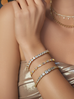 Bransoletka złota z kryształkami Gold Radiant BSS0130
