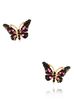 Kolczyki z kolorowymi motylkami Papillon KPI0002