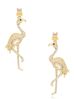 Kolczyki złote flamingi Flamant KSS1708