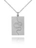 Naszyjnik srebrny z wężem Mystic NSA0349