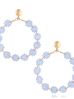 Kolczyki niebieskie z kryształkami Chillout KWE0094