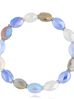 Bransoletka z niebieskimi i białymi kryształkami Togue BCY0207