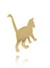 Broszka złota z kotkiem Minou BRSA0004