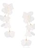 Kolczyki białe z satyny Daffodil KBL1740