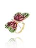 Pierścionek z kolorowym motylem Papillon PPI0015