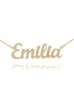 Naszyjnik srebrny pozłacany EMILIA NAT0139