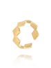 Pierścionek złoty z rombami Tessellis PSA0913