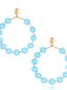 Kolczyki niebieskie z kryształkami Chillout KWE0095