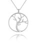 Naszyjnik srebrny z drzewem Edvige NSE0143