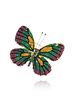 Broszka z kolorowym motylem Papillon BRPI0003
