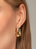 Kolczyki złote krople z perełkami Kylie KSA1594