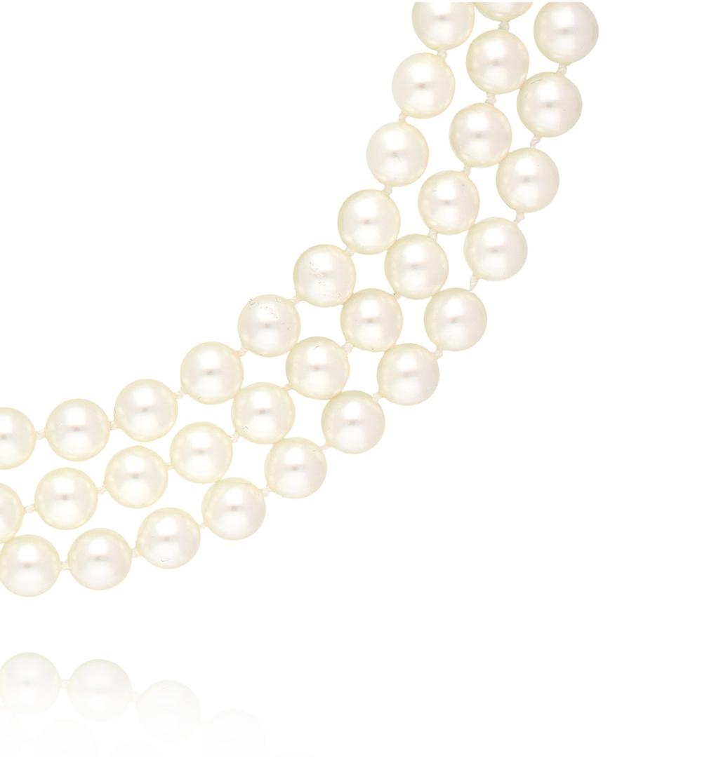 Naszyjnik długi z perłami NPE0303