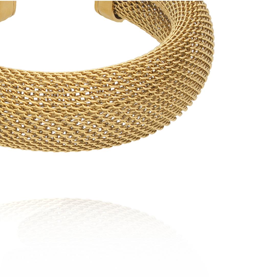 Bransoletka typu mesh w kolorze złota  BSY0406