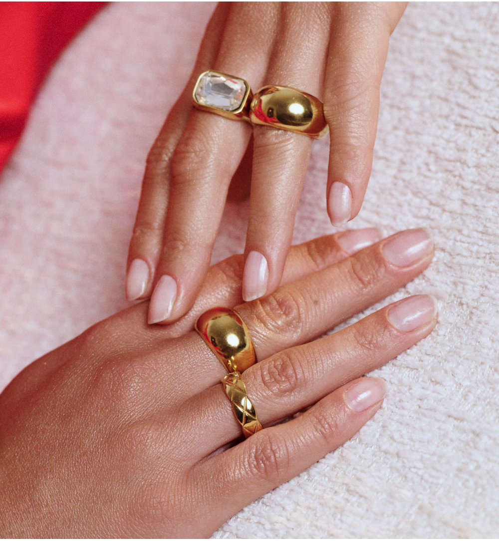 Obrączka złota fasetowana PSY0201