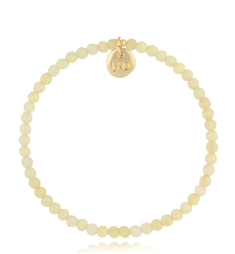 Bransoletka z żółtymi jadeitami Embla BTW1693