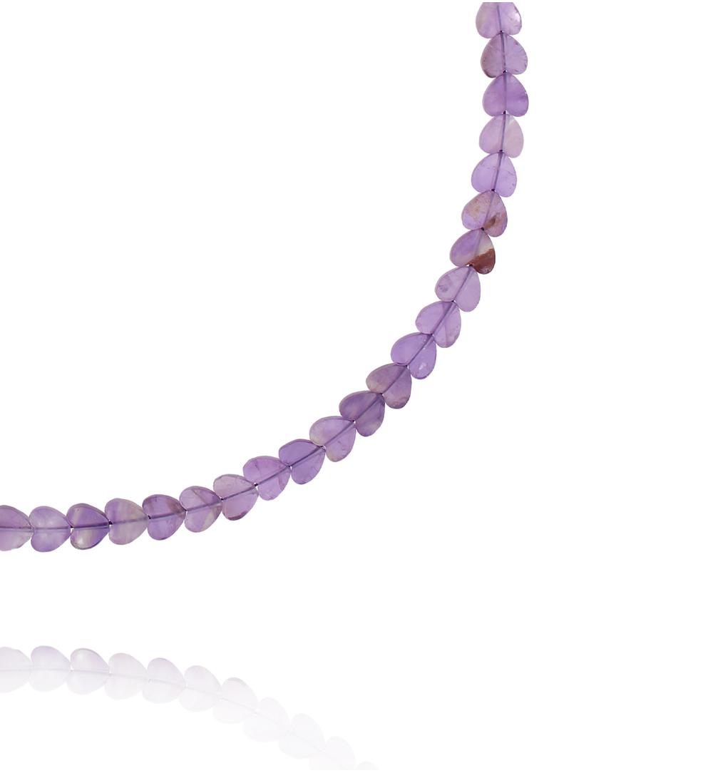 Naszyjnik z ametystu – serca NTW1649