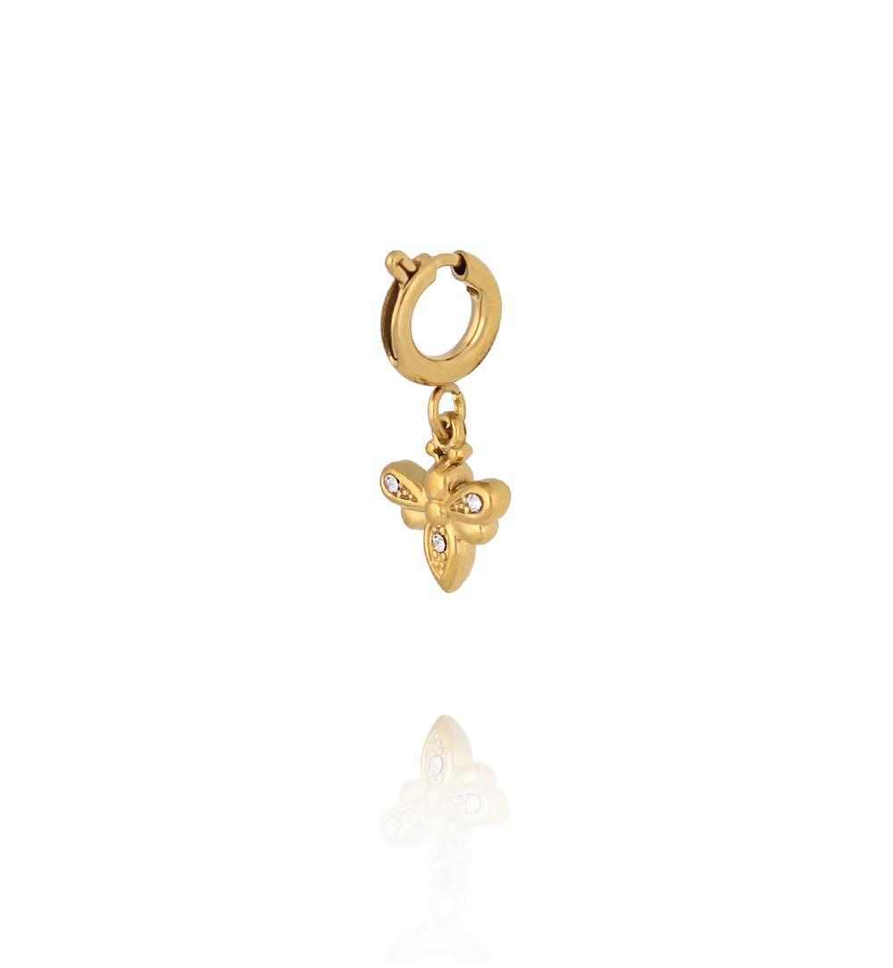 Charms złoty owad z cyrkoniami CHA0215