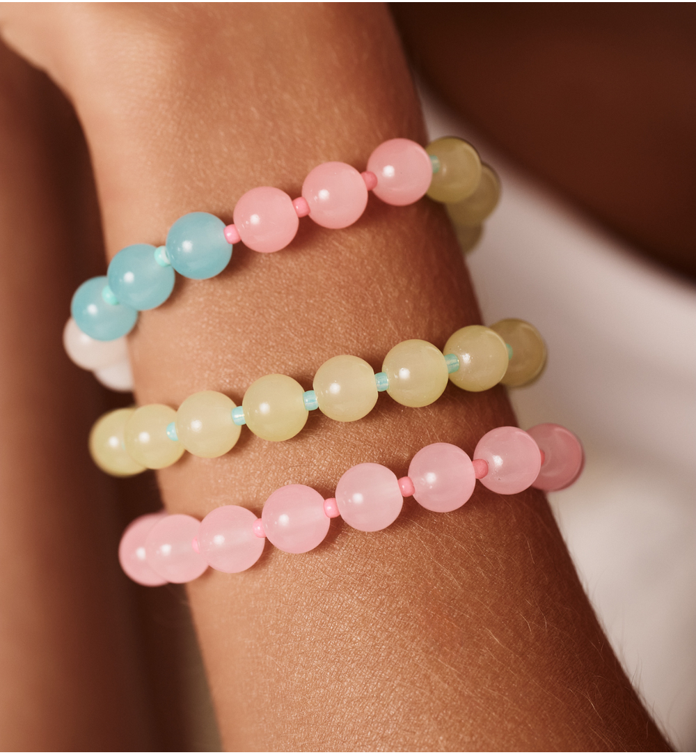 Zestaw pastelowych bransoletek ZN0009