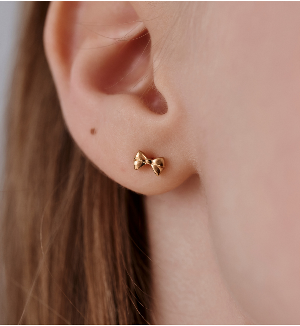 Zestaw biżuterii dla dziewczynki z kokardką ZN0224