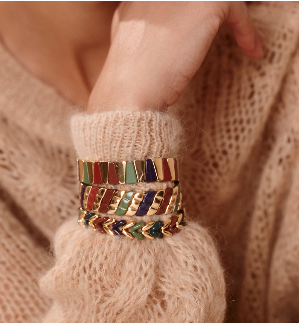 Zestaw kolorowych bransoletek ZN0112