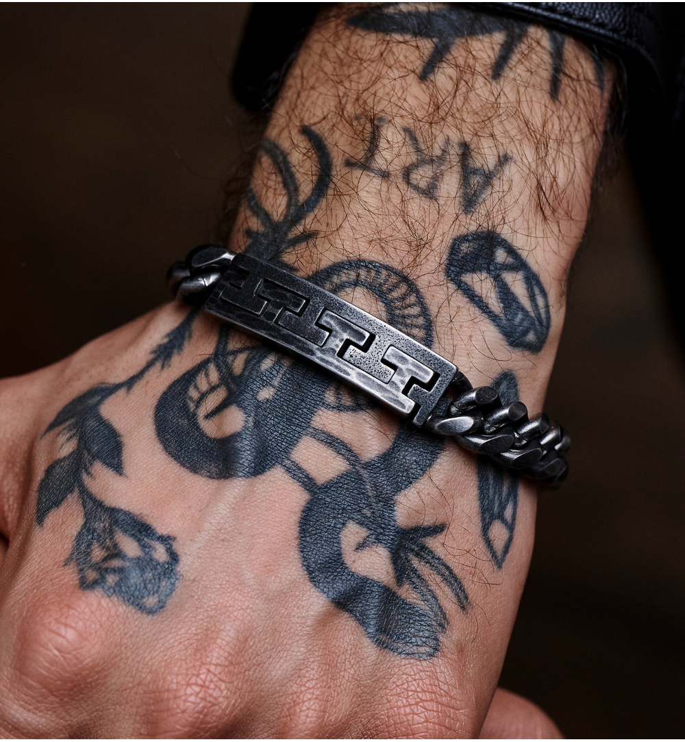 Bransoletka męska z łańcuchem Lope BMITC0785